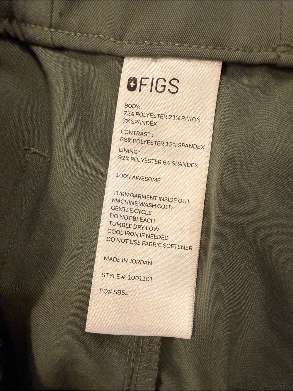 FIGS Moss Scrub Set - Women’s Large Catarina & Large RW Uman - Picture 8 of 8